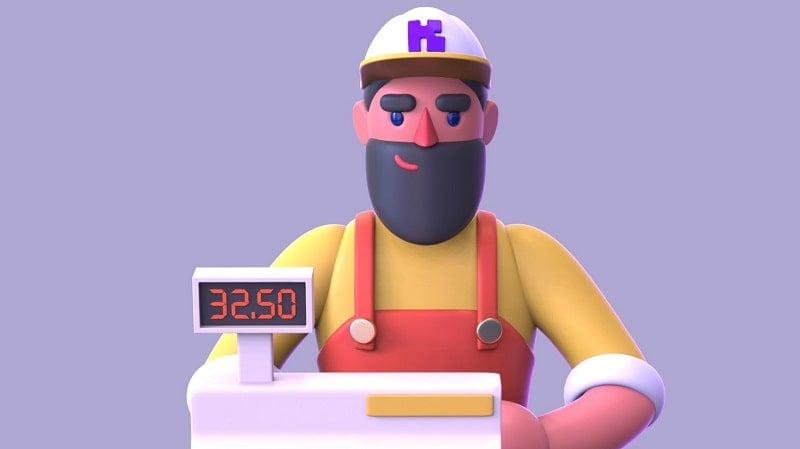 Cashier 3D