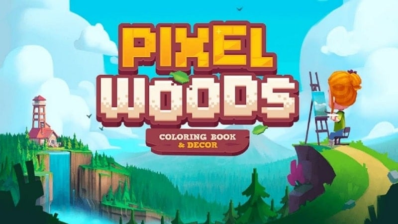 Pixelwoods: Coloring and Decor