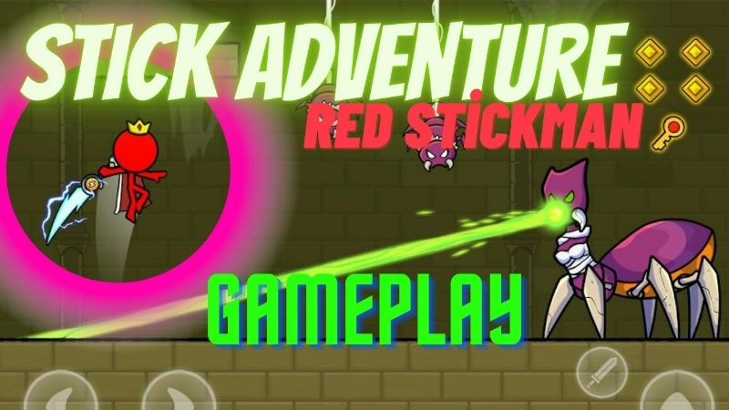 Red Stickman: Stick Adventure