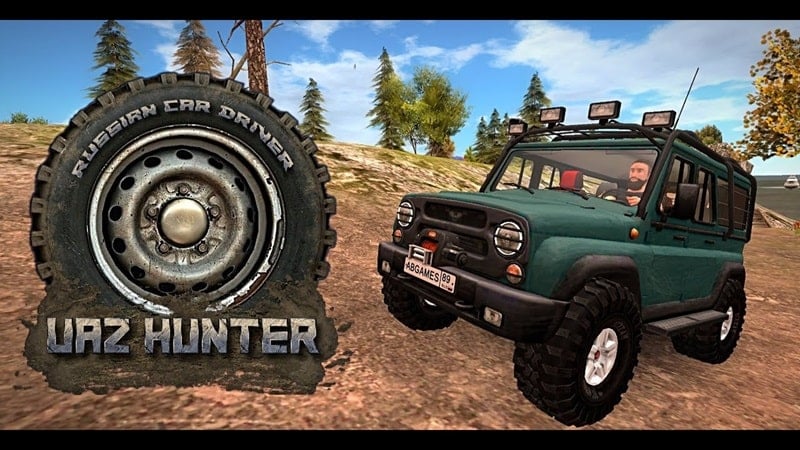 Russian Car Driver UAZ HUNTER