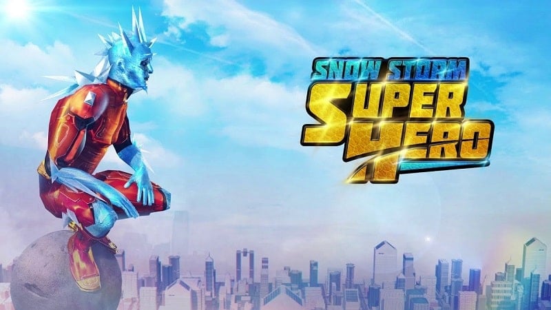 Snow Storm Superhero