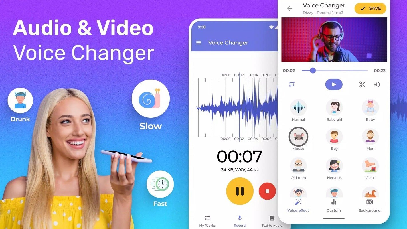 Video Voice Changer + Effects